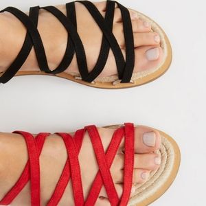 《FREE PEOPLE》vegan essentials sandals